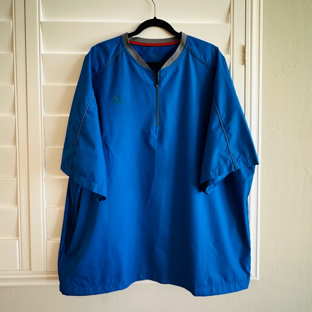 Mizuno Performance 1/4 Zip Pullover Windbreaker Golf size XXL